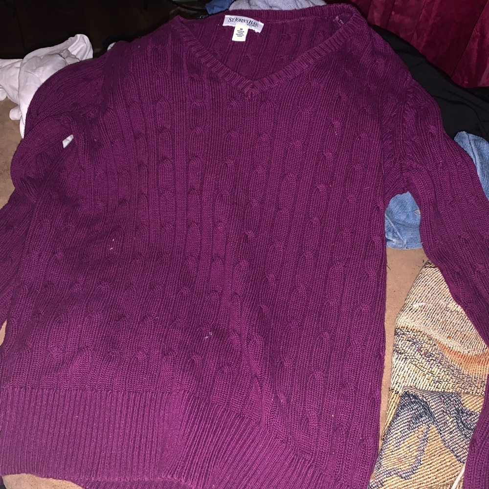 Purple sweater